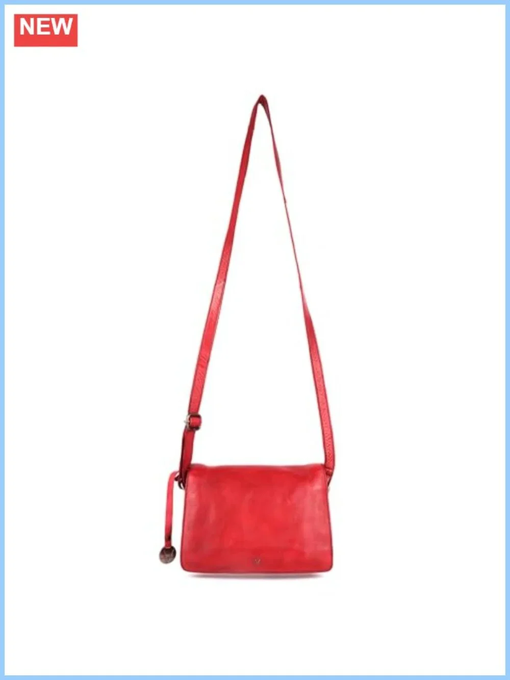 Genuine Italian Leather Small Crossbody Sling Bag Sling Purse